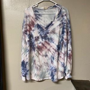 Tie Dye Long Sleeve Shirt